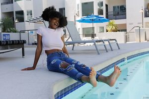 Angel Avril in Denim Fetish 1 at Zishy