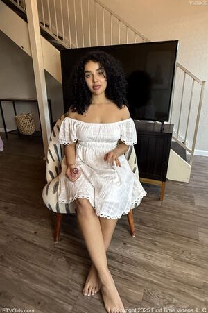 Victoria in White Lingerie at FTV Girls