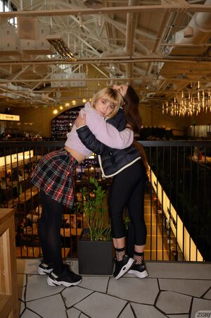 Rachel Veiss and Beglie Skipper in Let's Be Friends at Zishy