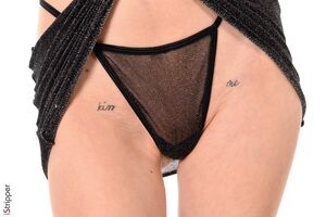 Ksenia Blonde in Starry Sky at IStripper