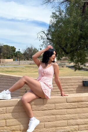 Sasha in Pink Dress At The Park at FTV Girls