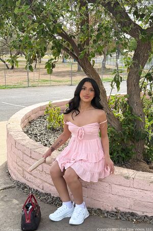 Sasha in Pink Dress At The Park at FTV Girls