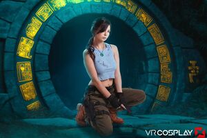 Asteria Jade in Shadow Of The Tomb A XXX Parody at VR Cosplay X