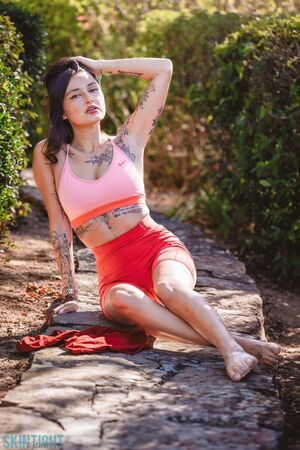 Seline P in Vibrant Pathways at Skin Tight Glamour