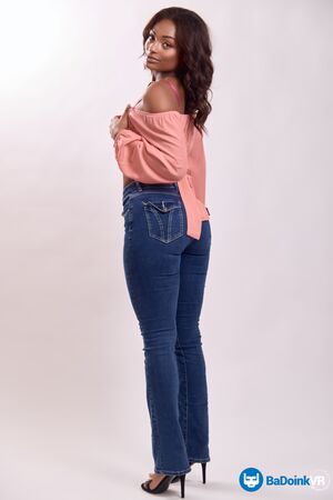 Rhae Woods in Roll In The Rhae at BaDoinkVR