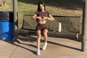 Angel in Sporty Big Ten Play at FTV Girls