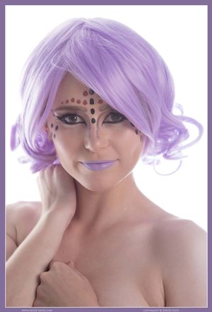 Misty Day Futuristic Alien Beauty Nude Muse