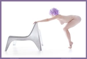 Misty Day Futuristic Alien Beauty Nude Muse