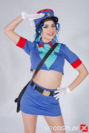 Jewelz Blu Pokemon Officer Jennifer VR Cosplay X