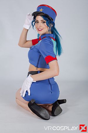 Jewelz Blu Pokemon Officer Jennifer VR Cosplay X