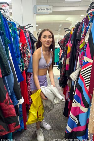 Mia River in Tight Mall Wear at FTV Girls