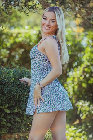 Maisie Houlding Ward in Botanical Blues at Hayleys Secrets