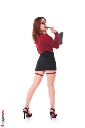 Norah Juliette in The New Assistant at IStripper