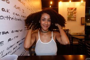 Georgia Ames in Pizza Night at Zishy