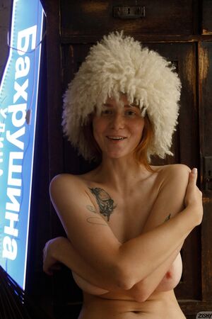 Farran Leclair in Orange Pills You at Zishy