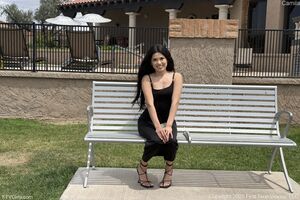 Camila in Fancy Black Dress at FTV Girls