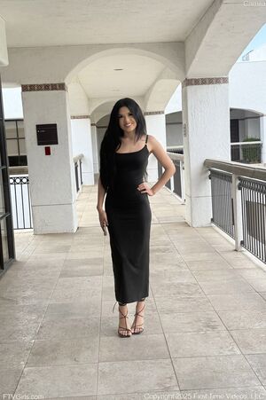 Camila in Fancy Black Dress at FTV Girls