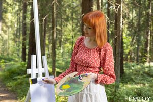 Monica I in Landscape at Femjoy