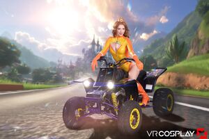 Lucy Foxx in Mario Kart World A XXX Parody at VR Cosplay X