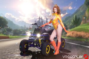 Lucy Foxx in Mario Kart World A XXX Parody at VR Cosplay X