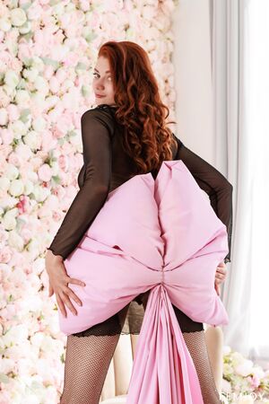 Emily Stone in Rose Wall at Femjoy