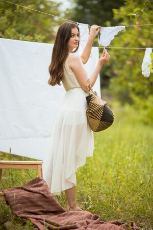 Shining Moon in White Whisper at MetArt
