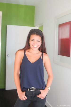 Roxy Burnside in Strips By The Window at Cosmid