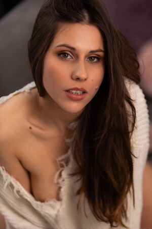 Amber Slassh in Sultry Threads at Sex Art