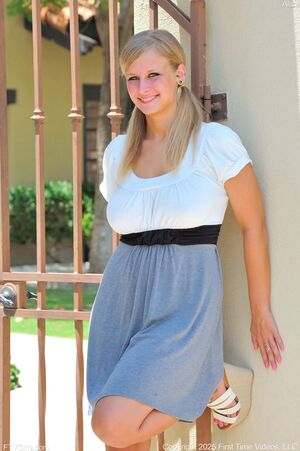 Alice Wonder in Pigtails And Green at FTV Girls