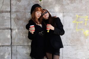 Camila and Mercy in Double Shot 1 at Zishy