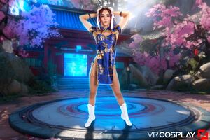 Scarlette Moon in Street Fighter Chun Li A XXX Parody at VR Cosplay X