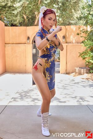 Scarlette Moon in Street Fighter Chun Li A XXX Parody at VR Cosplay X