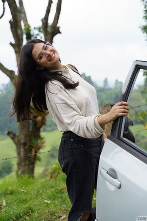 Pamela Cuevano in Casting Car 1 at Zishy