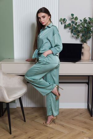 Monika May in Silk Seduction at MetArt