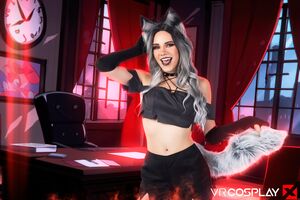 Rose Caarter in Helluva Boss Loona A XXX Parody at VR Cosplay X
