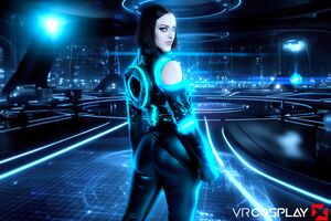 Lucy Lotus in Tron A XXX Parody at VR Cosplay X