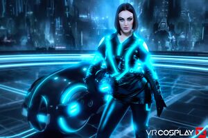 Lucy Lotus in Tron A XXX Parody at VR Cosplay X