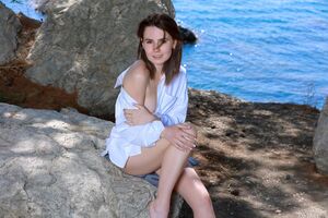 Nika in Lookout Spot at MetArt