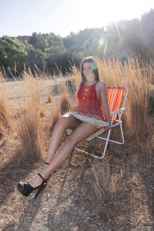 Layla Scarlett Alone In The Olive Grove