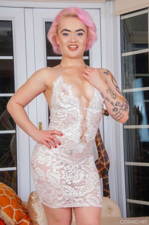 Desia Taylor Spreads Her Legs In A Pretty Dress Cosmid