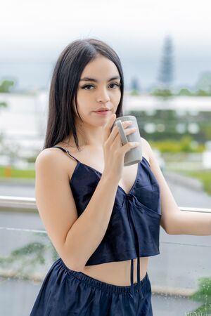 Angel Diaz Steamy Steps Bathroom