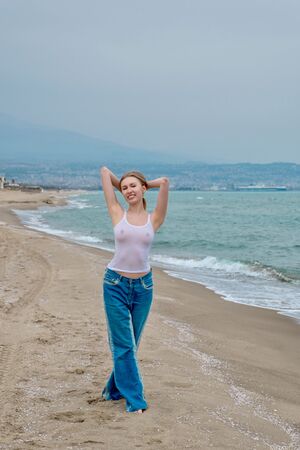 Lia Pink Seaside Seduction Nude Beach