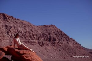 Emily Bloom Red Rocks Naked Nature