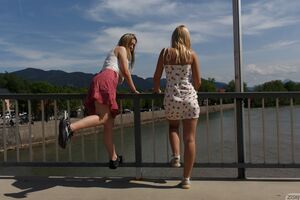 Nyla Rox and Lark Stuck In Deutschland Zishy