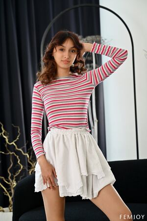 Ashly Rabbit Strips Out Of Her Skirt