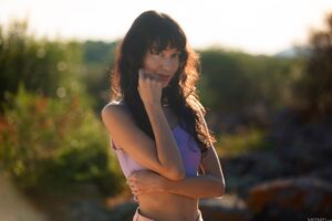 Violet Amrita Curly Hair Illumination