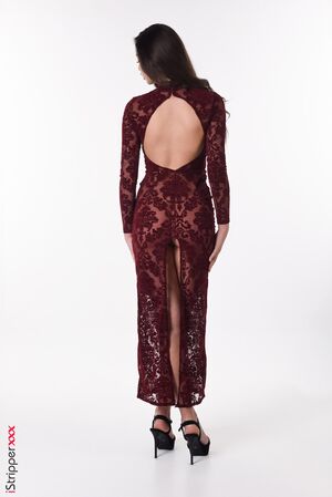 Anna Bella Burgundy Dress IStripper