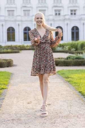 Liby Nicole Sundress Smile Naked Blonde