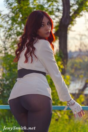 Jeny Smith Street Chic Sheer Leggings