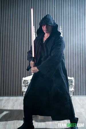 River Lynn Feel My Lightsaber! My Dark Side is Rising Star Wars Cosplay